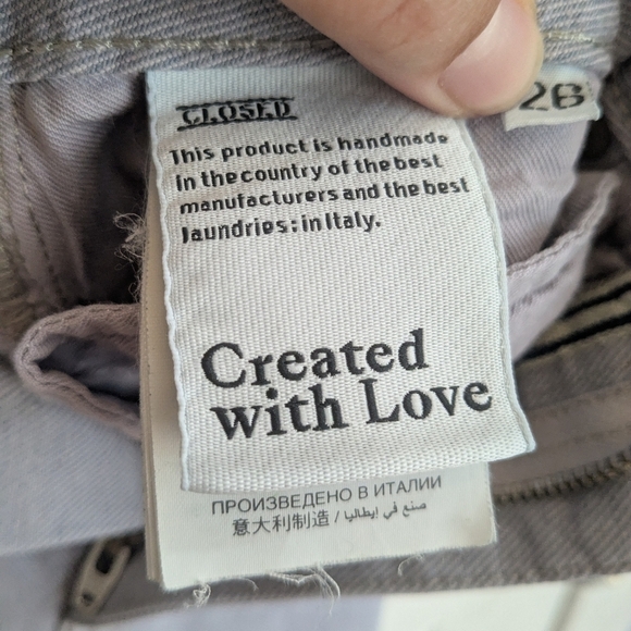 Closed x Free People Barrel Leg Light Purple Jeans - Picture 8 of 8